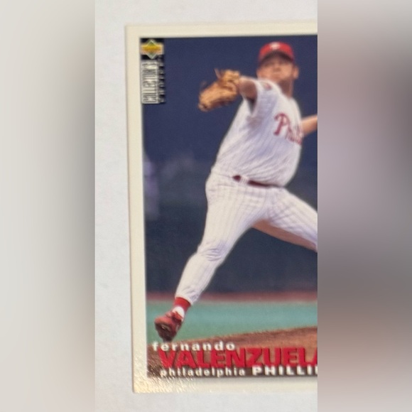 Trading card baseball 1995 The Upper Deck # 364 Fernando Valenzuela ( Phillies ) - Picture 4 of 9